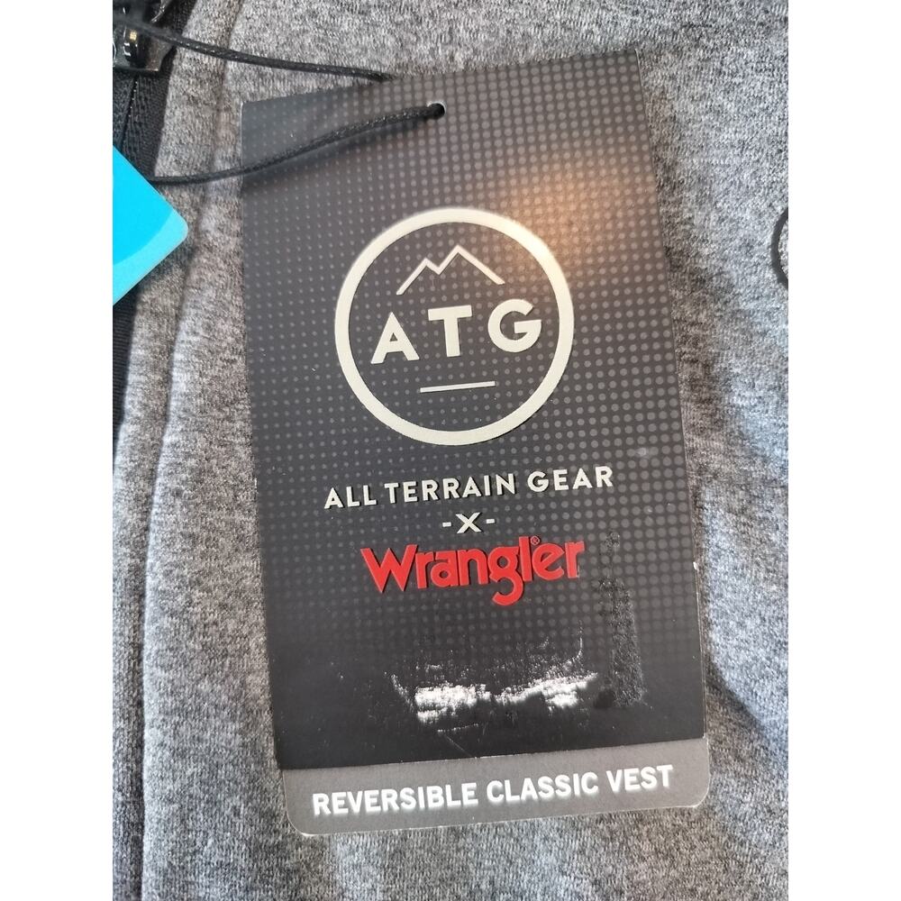 Wrangler Men’s All Terrain Reversible Vest Size XLT Hand Warmer Pockets - Picture 9 of 12